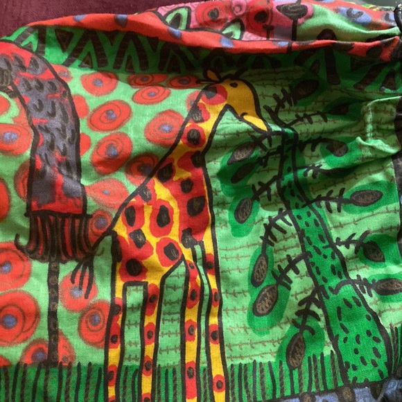 Vintage 80s multi-color animal print oversized jacket - Picture 11 of 11